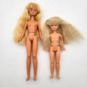 Vintage Barbie SKIPPER & STACIE Doll Lot 1987 & 1991 Dolls